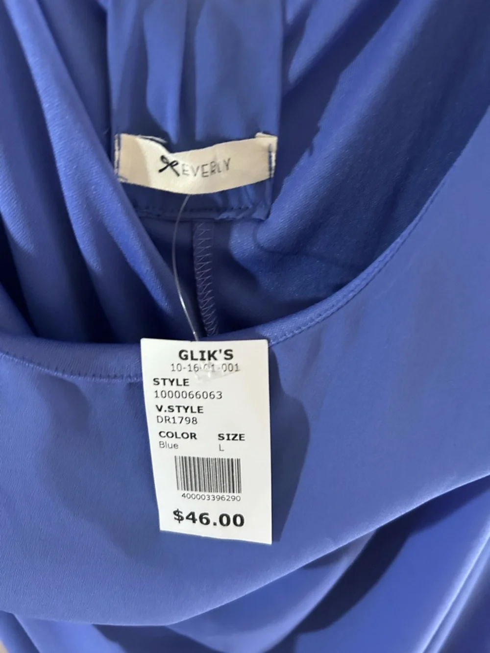 NWT Everly Sleeveless High-Low Dress in Periwinkle - Picture 2 of 5